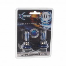 Лампа 12V H11 55W PGJ19-2 +30% 4000К блистер (2шт.) Super White, 1007043, XENITE