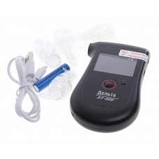 Алкотестер цифровой до 1.99 промилле LCD дисплей, звуковой сигнализатор, АТ-600, ДЕЛЬТА
