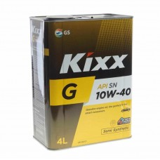 Масло моторное G PLUS SN/CF 10W40 п/синт.4л, L210944TR1/L532544TR1, KIXX