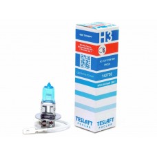 Лампа 12V H3 55W РK22s 3600К 1050лм Super White (Россия), 4631111142738, TESLAFT