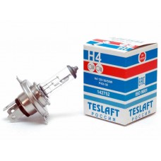 Лампа 12V H4 60/55W P43t-38 1650/1000лм Стандарт (Россия), 4631111142752, TESLAFT
