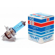 Лампа 12V H4 100/90W P43t-38 3900/3850К 2100/1000лм Super White (Россия), 4631111142776, TESLAFT