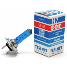 Лампа 12V H7 100W PX26d 1500лм Super White (Россия), 4631111142844, TESLAFT