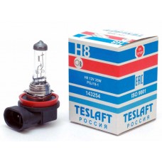 Лампа 12V H8 35W PGJ19-1 800лм Стандарт (Россия), 4631111143254, TESLAFT