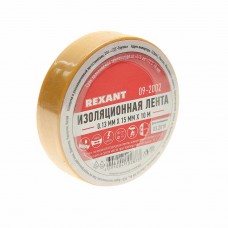 Изолента ПВХ желтая 15ммх10м, 09-2002, REXANT