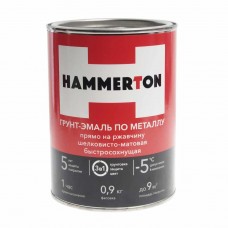 Грунт-эмаль по ржавчине 0.9л, 4607808740778, HAMMERTON