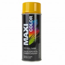 Краска желтая аэрозоль 400мл, 1021MX, MAXI COLOR