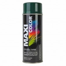 Краска зеленая темная аэрозоль 400мл, MAXI COLOR 6005, MAXI COLOR
