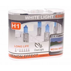 Лампа 12V H1 55W P14.5s бокс (2шт.) White Light, MLH1WL, CLEARLIGHT