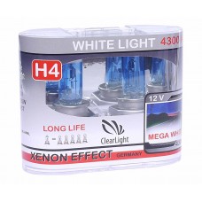 Лампа 12V H4 60/55W P43t бокс (2шт.) White Light, MLH4WL, CLEARLIGHT