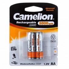 Батарейка AA HR6 1.2V аккумулятор Ni-MH 2500mAh блистер (2шт.), C-250AAKCбл, CAMELION