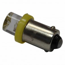 Лампа светодиодная 12V T4W BA9s Cone Yellow, ME-0411Y, MEGA ELECTRIC (10 шт.)