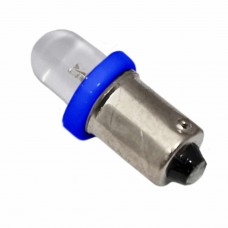 Лампа светодиодная 12V T4W 4W BA9s Round Blue, ME-0406B, MEGA ELECTRIC (10 шт.)