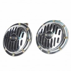 Сигнал звуковой 12V 320/430Hz 115дБ d=120мм комплект 2шт. Premier, HN-110, FK