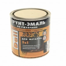 Грунт-эмаль по ржавчине черный RAL9005 0.75л, 20412, DALI