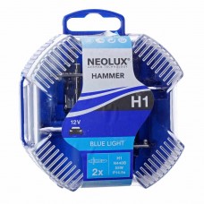 Лампа 12V H1 55W P14.5s 4000K 1550лм бокс (2шт.) Blue Light, N448B-2SCB-не использовать, NEOLUX