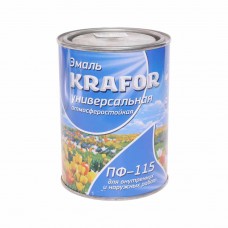 Грунт-эмаль по ржавчине серый 1л, 4300002211, KRAFOR