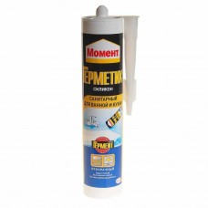 Герметик санитарный прозрачный 280мл МОМЕНТ, 756786, HENKEL
