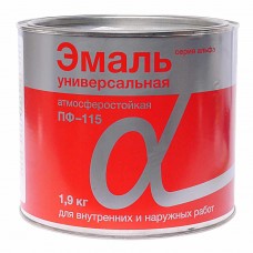 Краска красная 1.9кг ПФ-115, 716, АЛЬФА