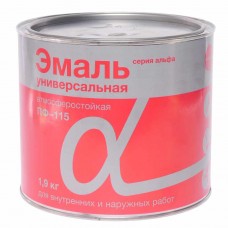 Краска серая 1.9кг ПФ-115, 732, АЛЬФА
