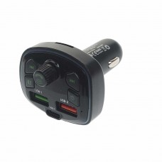 Устройство зарядное в прикуриватель с трансмиттером (bluetooth,hands free), ET-M71 black, EARLDOM