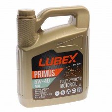 Масло моторное PRIMUS MV CF/SN A3/B4 5W40 синт.4л, L034-1325-0404, LUBEX