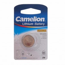 Батарейка CR2032 3V таблетка (пульт сигнализации, ключ) блистер 1шт. Lithium, CR2032-BP1, CAMELION