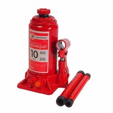 Домкрат бутылочный 10т 200-405мм, DG-10, AUTOPROFI