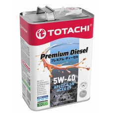 Масло дизельное DIESEL CJ-4/E9/SM/A3/B4 5W40 синт.4л, 11704, TOTACHI