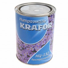 Краска черная 700г НЦ-132, 494, KRAFOR