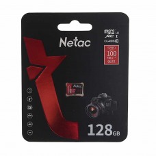 Карта памяти 128GB MicroSD class 10 + SD, NT02P500PRO-128G-S, NETAC