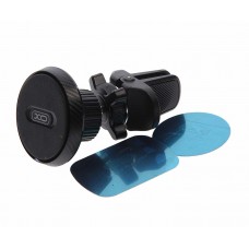 Держатель телефона на дефлектор магнитный черный, C122 Black, XO