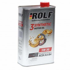 Масло моторное 3-SYNTHETIC A3/B4 5W30 синт.1л, 322550, ROLF