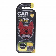 Ароматизатор на дефлектор полимерный (black) Angry Dogs, 83185, AROMA CAR