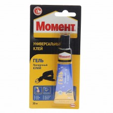 Клей универсальный водостойкий гель 30мл, 997777, МОМЕНТ
