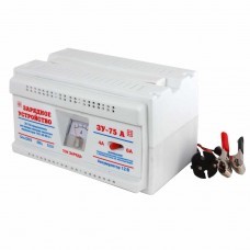 Устройство зарядное 12V 6A 90Ач 220V (автомат), ЗУ-75А, НИКА АНТАС