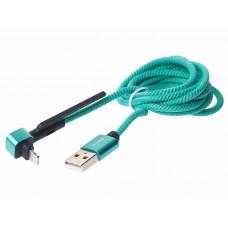 Кабель iPhone (5-) 1.2м зеленый, OLM-038648, OLMIO
