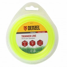 Леска для триммера 2.0мм 15м квадрат Flex Cord, 96115, DENZEL