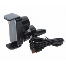 Держатель телефона на дефлектор, BH66 black metal gray, BOROFONE