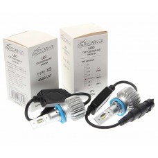 Лампа светодиодная 12V H11/H8/H9 PGJ19-1/2/3 4500Lm (2шт.) Type X5, RTX5LED70H11-2, OMEGALIGHT
