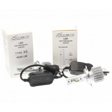 Лампа светодиодная 12V H4 P43t-38 4500Lm (2шт.) Type X5, RTX5LED70H4-2, OMEGALIGHT