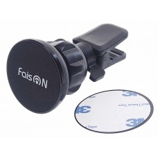 Держатель телефона на дефлектор магнитный, FH-518B black, FAISON