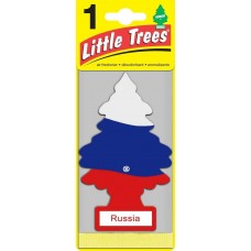 Ароматизатор подвесной пластина (ваниль) российский флаг Елочка, U1P-19974-RUSS, CAR FRESHNER