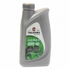 Масло моторное API SL/CF 10W40 п/синт.1л, 605525, TAKAYAMA