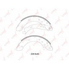 Колодки тормозные CITROEN Berlingo (96-) задние барабанные (4шт.), BS2200, LYNX