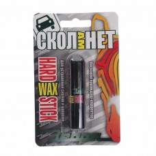 Карандаш восковой черный блистер HardWAX Stick, Z-1419, ЗЕБРА