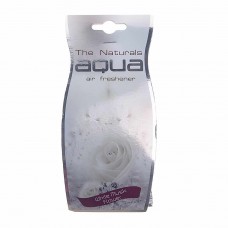 Ароматизатор подвесной пластина (white musk) Naturals Flower Drop, 57852, AQUA