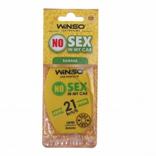 Ароматизатор подвесной пластина (banana) No Sex, 56960, WINSO