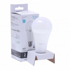 Лампа светодиодная E27 A67 30W (250W) 220V теплый, 73229, GAUSS