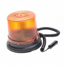 Маяк импульсный 12/24V (48 светодиодов) (2 режима) на магните желтый, МИМ 04 LED, САКУРА